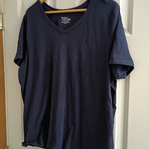 Time and Tru Men's Navy Short Sleeve Tee